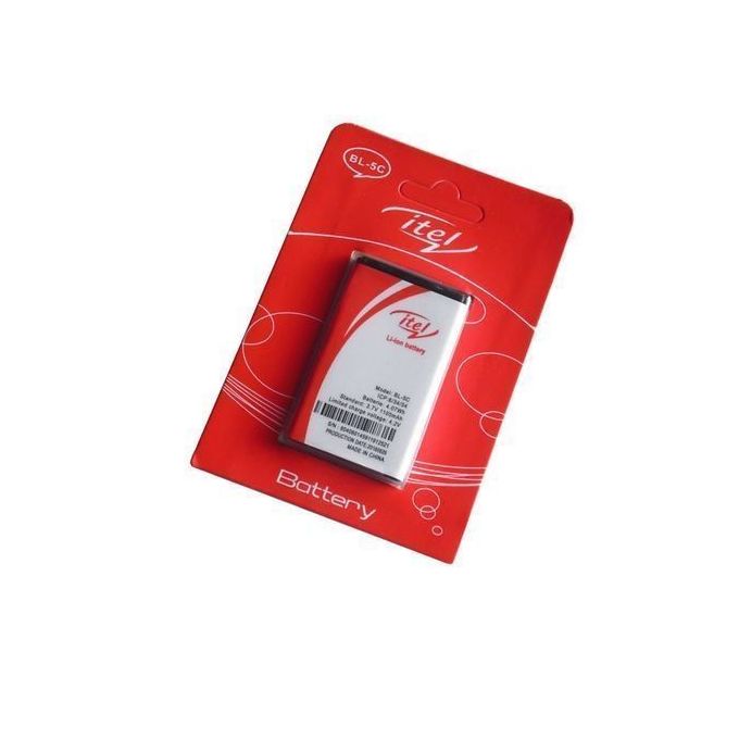Itel BL-5C Battery - Red &amp; White.....