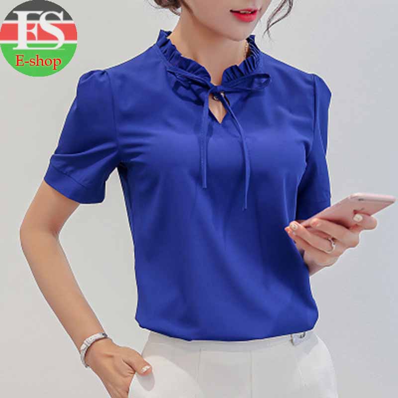 Women Tops And Blouses Office Lady Blouse Slim Shirts Women Blouses Plus Size Tops Casual Shirt
