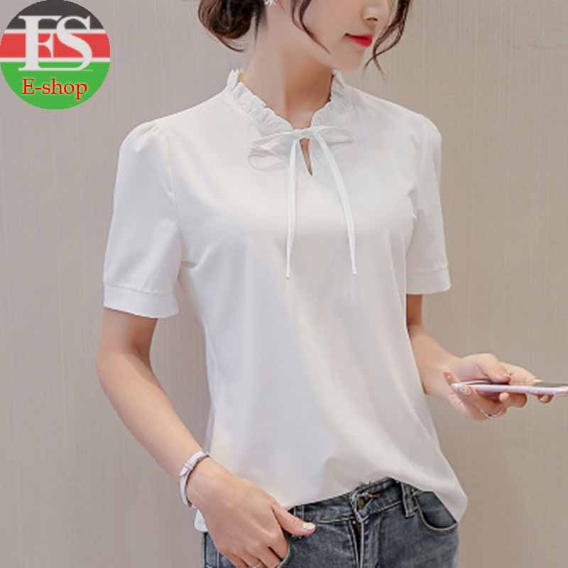 Women Tops And Blouses Office Lady Blouse Slim Shirts Women Blouses Plus Size Tops Casual Shirt