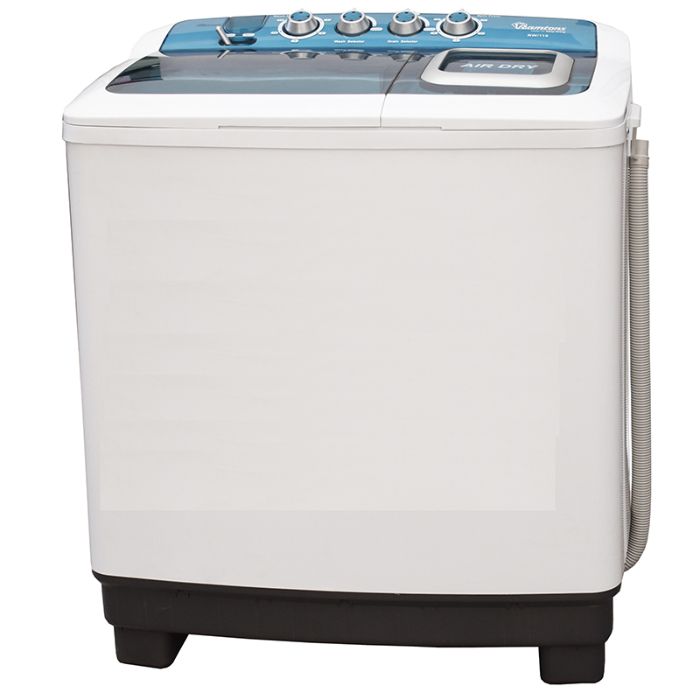 Ramtons RW/116 Twin Tub 10Kg Washer Washing Machines Household Appliances Twin tub washing machine 10kg Wash, 8.5kg Spin Airdry 420W wash/120W spin Normal/Heavy wash selector