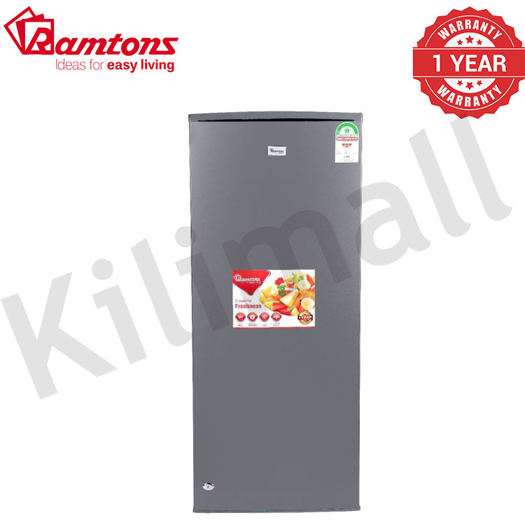 Ramtons -Single Door 180LT Fridge-Silver