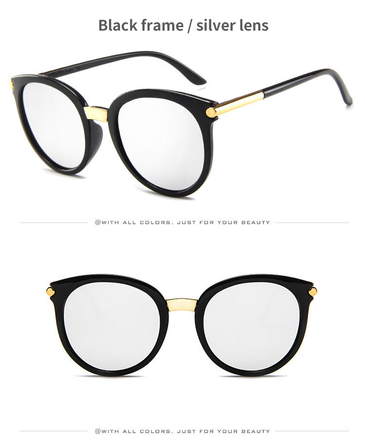 Round Retro Sunglasses for Men and Women Fashion golden design Vintage Classic Frame