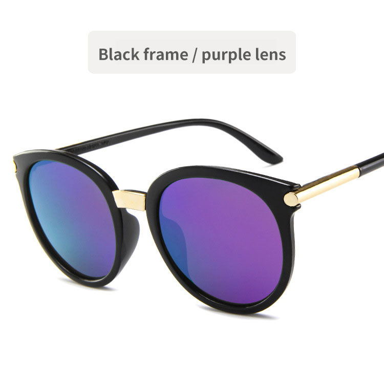 Round Retro Sunglasses for Men and Women Fashion golden design Vintage Classic Frame