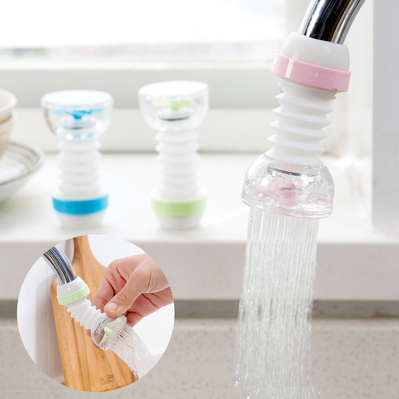 3PCS 360 Degree Rotary Faucet Water Filter Shower Head Bubbler Saver Tap for Bathroom Kitchen Tools