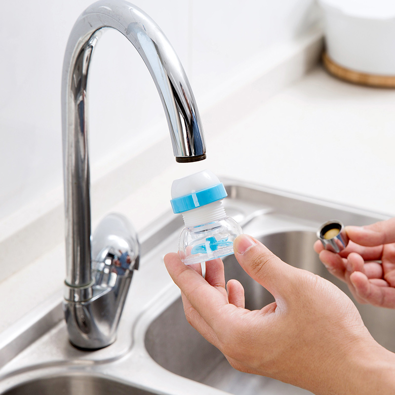 3PCS 360 Degree Rotary Faucet Water Filter Shower Head Bubbler Saver Tap for Bathroom Kitchen Tools