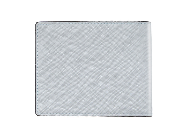 Wallets Men&apos;s Short Wallet Cross Pattern Wallet Multi-card Pocket Internal Pocket Wallet