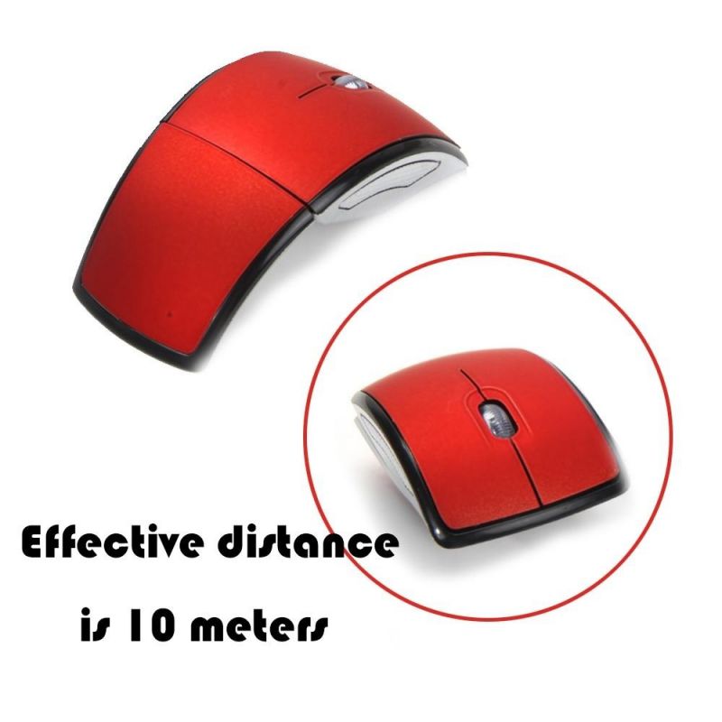 Wireless Mouse 2.4G Mouse Foldable Optical Mice USB Receiver for Laptop PC Computer Desktop Office