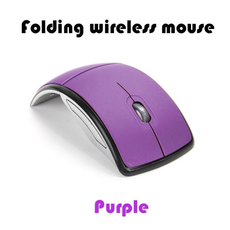 Wireless Mouse 2.4G Mouse Foldable Optical Mice USB Receiver for Laptop PC Computer Desktop Office