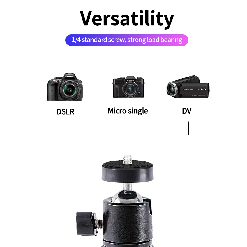 Mini Portable Desktop Tripod Phone Camera Micro SLR Camera Triangle Stand Desktop Shooting Stand