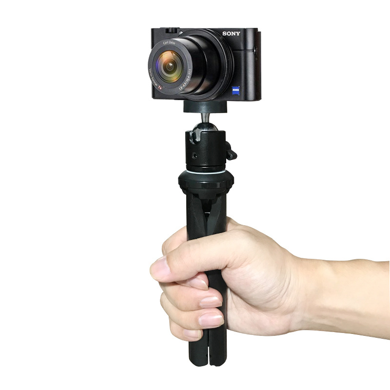 Mini Portable Desktop Tripod Phone Camera Micro SLR Camera Triangle Stand Desktop Shooting Stand
