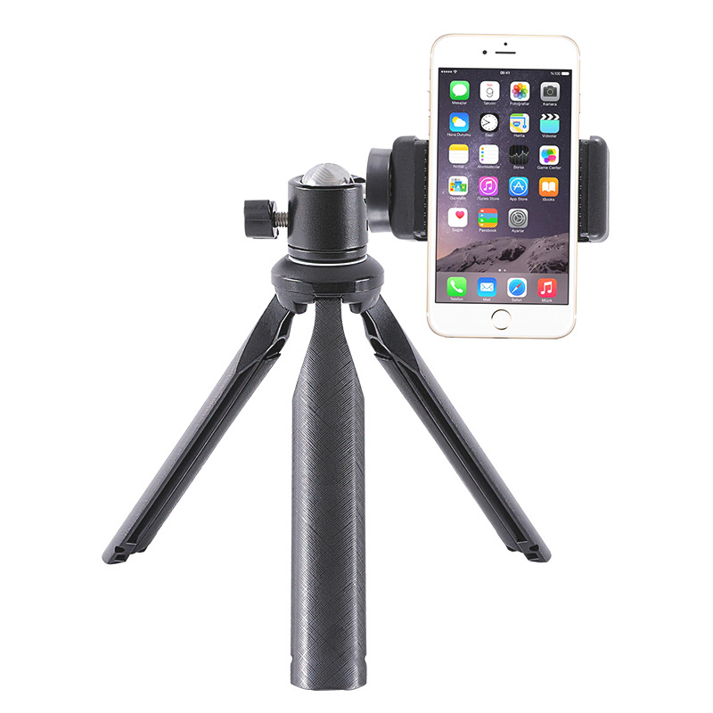 Mini Portable Desktop Tripod Phone Camera Micro SLR Camera Triangle Stand Desktop Shooting Stand