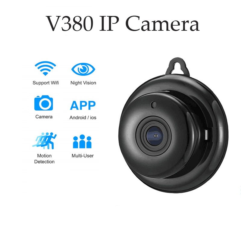 Mini WiFi IP Camera Wireless Home Security Camera CCTV IR Night Vision Motion Detection SD Card Slot
