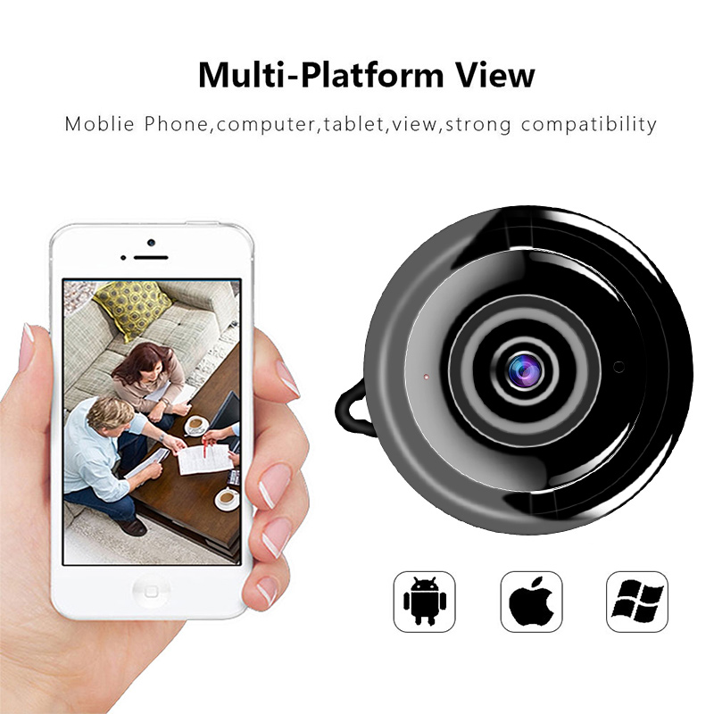 Mini WiFi IP Camera Wireless Home Security Camera CCTV IR Night Vision Motion Detection SD Card Slot