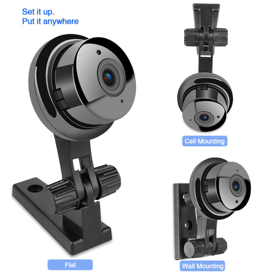 Mini WiFi IP Camera Wireless Home Security Camera CCTV IR Night Vision Motion Detection SD Card Slot