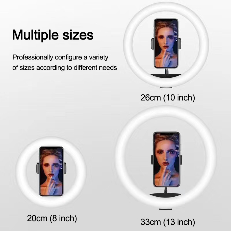RGB LED Ring Light Photography Fill Light Dimmable RGB Selfie LED Ring Light Remote For Photo Video