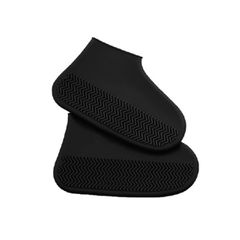 Raining boots Shoes Cover For Men Shoes Boots Silicone Ladies Shoes Protector outdoor shoes care Black Black XL（Shoes size 43-46）