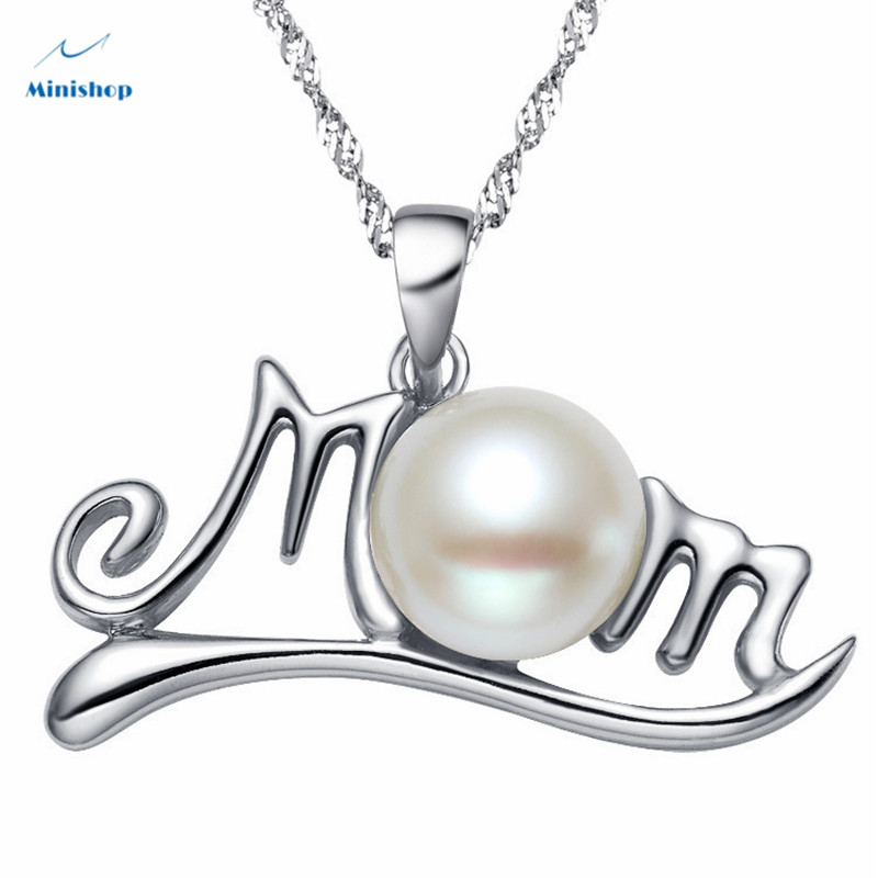 Women&apos;s Necklace Mom Pearl Necklace New Style Mother&apos;s Birthday Gift Dress Accessories Jewelry Gift