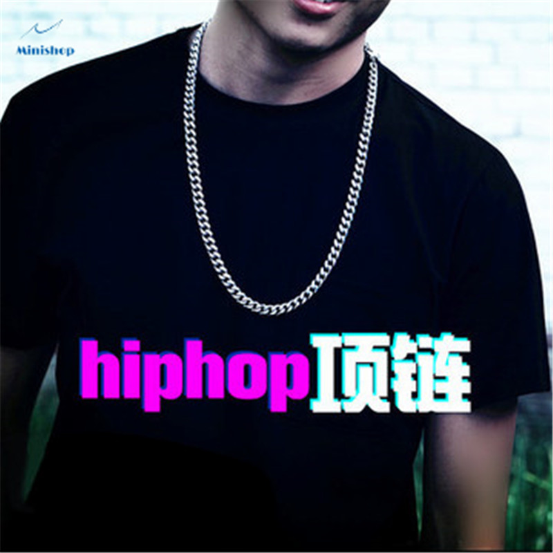 Men Necklace Sweater Chain hip hop Stainless Steel Choker Shirt Accessories Jewelry Gift