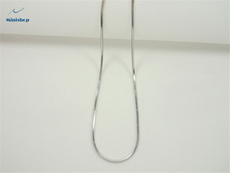 Hot Selling Men&apos;s Necklace Clavicle Snake Bone Chain Fashion Jewelry Accessories