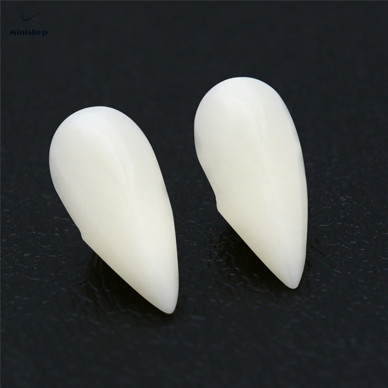 Men and Women Halloween Vampire Dentures Zombie Dentures Tweezers Tiger Tooth Braces Teeth Grillz