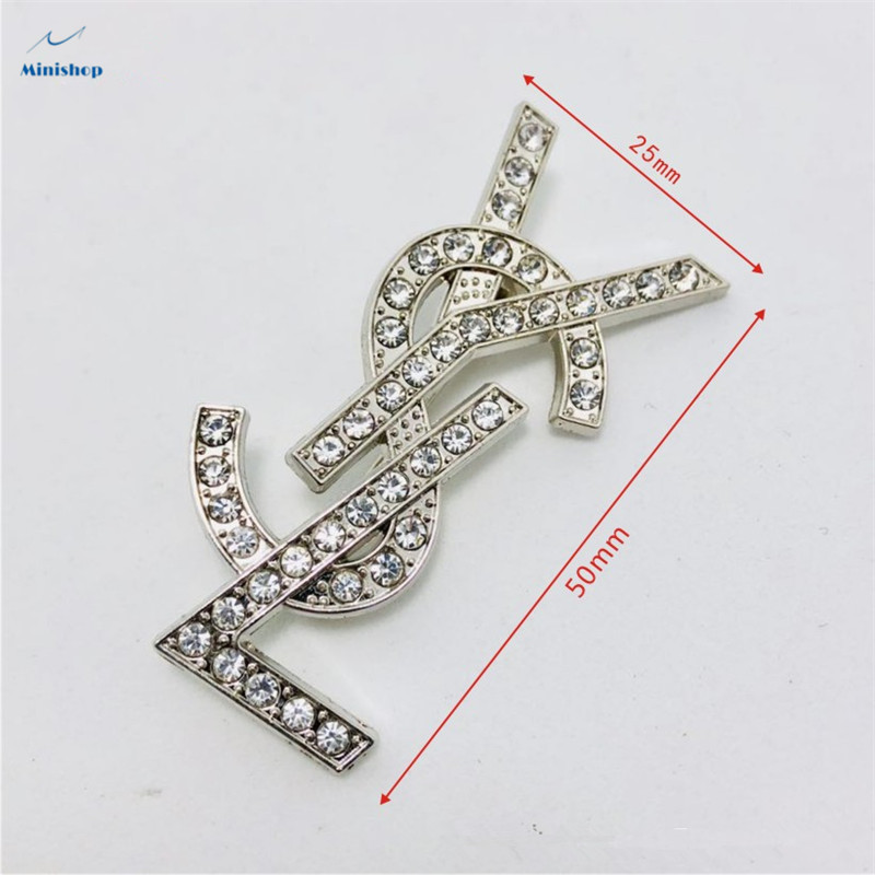 Women Fashion Brooch English Latter  Brooch Lady Dress Accessories Jewelry