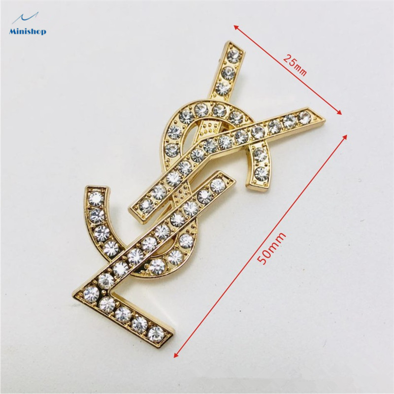 Women Fashion Brooch English Latter  Brooch Lady Dress Accessories Jewelry