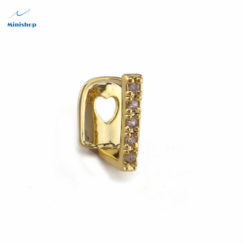 Women and Men Fashion Electroplated Gold Hip-hop Tooth Braces Christmas Party  Decorations Grillz