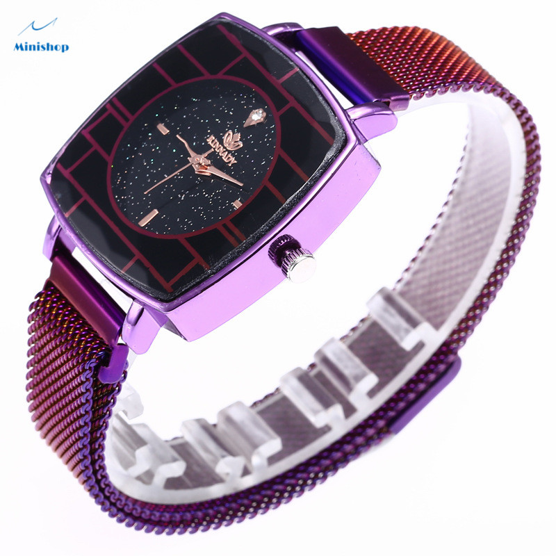 Titok  Hot Style Lady Watch Star Diamond Dial Magnet Band Watch Strap Quartz Lady Fashion Watch