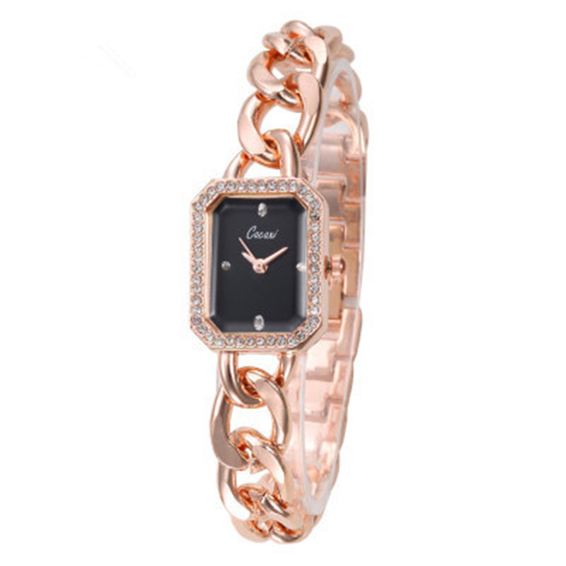 Women Small Fragrance Wind Chain Style Fashion Watch Korean Version of Quartz Small Dial OL Watch