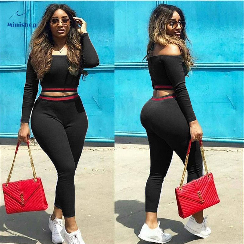 Fall Winter Women Swear Suit Fashion Solid Color Hot Style Casual Sports Two-piece Suit