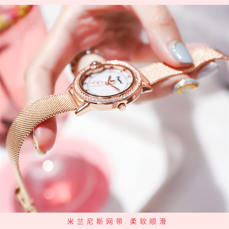 Women Fashion 100 Language I Love you project Watch 3ATM Waterproof  Quartz Watch Luxury Gift Watch