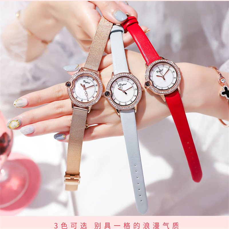Women Fashion 100 Language I Love you project Watch 3ATM Waterproof  Quartz Watch Luxury Gift Watch