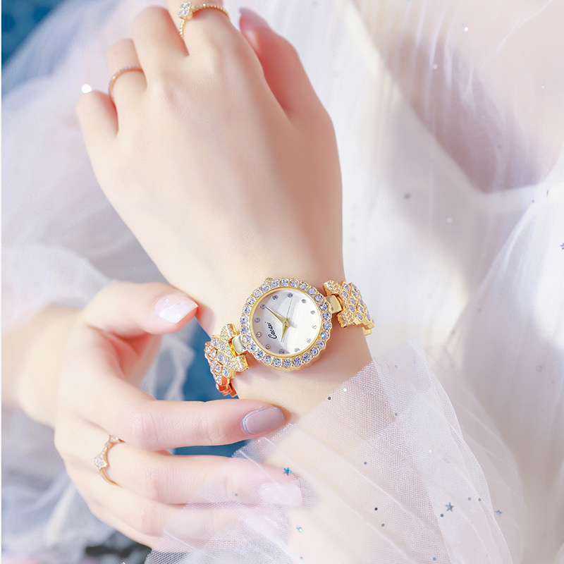 2021 Lady Fashion Watch Small  Woven Bracelet Square Quartz Watch Exquisite Luxury Business Watch