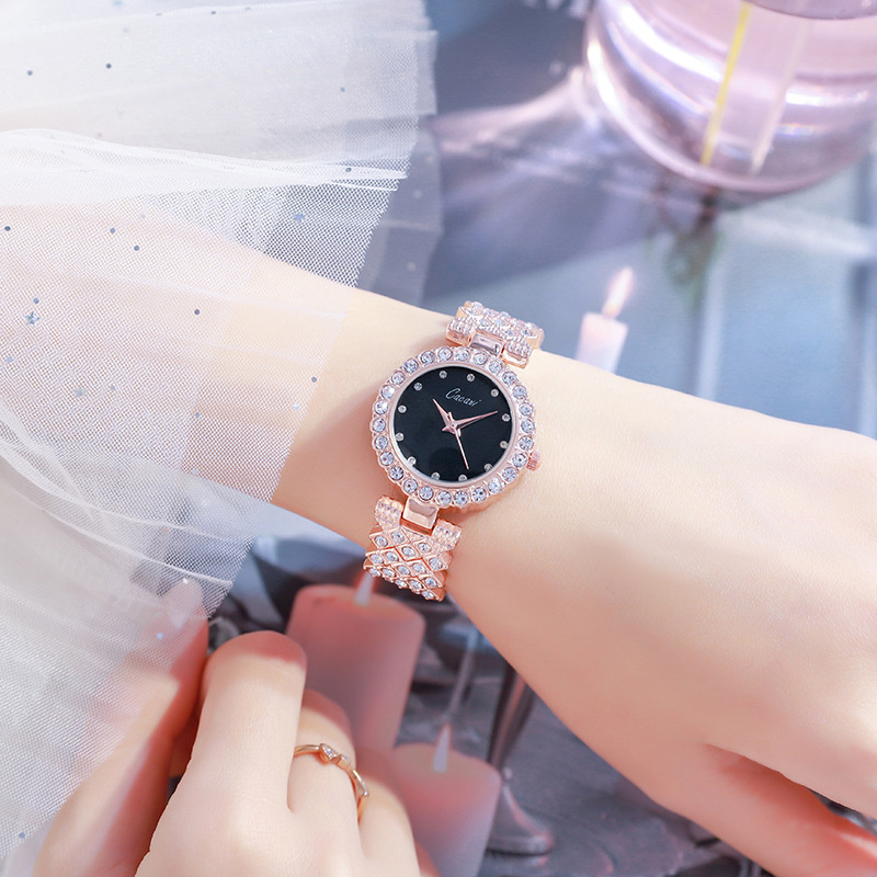 2021 Lady Fashion Watch Small  Woven Bracelet Square Quartz Watch Exquisite Luxury Business Watch