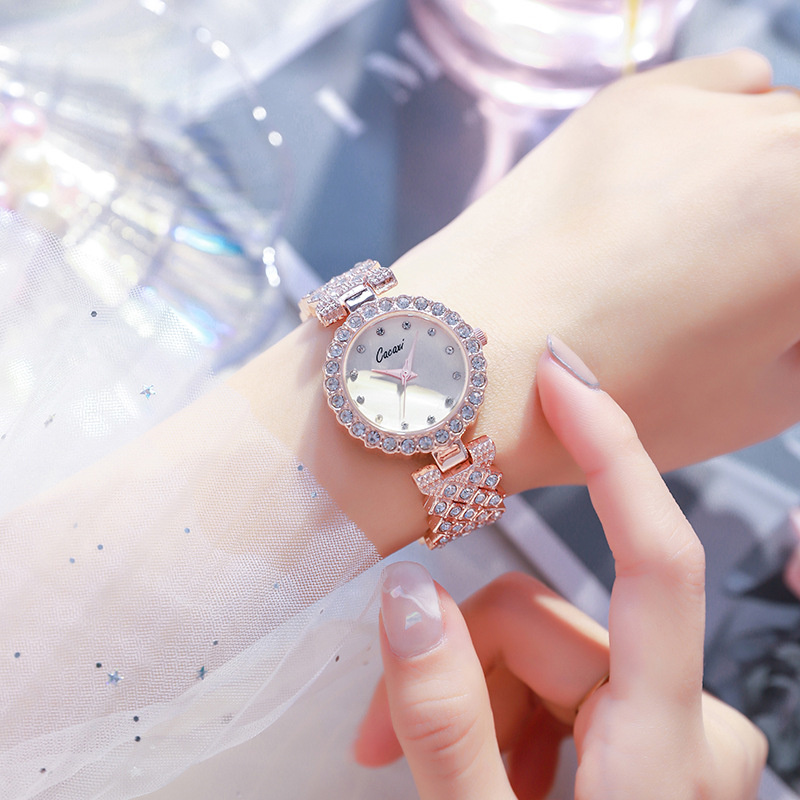 2021 Lady Fashion Watch Small  Woven Bracelet Square Quartz Watch Exquisite Luxury Business Watch