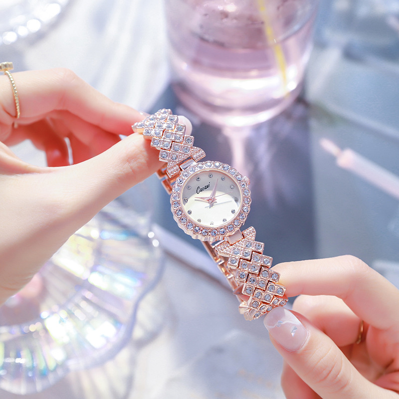2021 Lady Fashion Watch Small  Woven Bracelet Square Quartz Watch Exquisite Luxury Business Watch