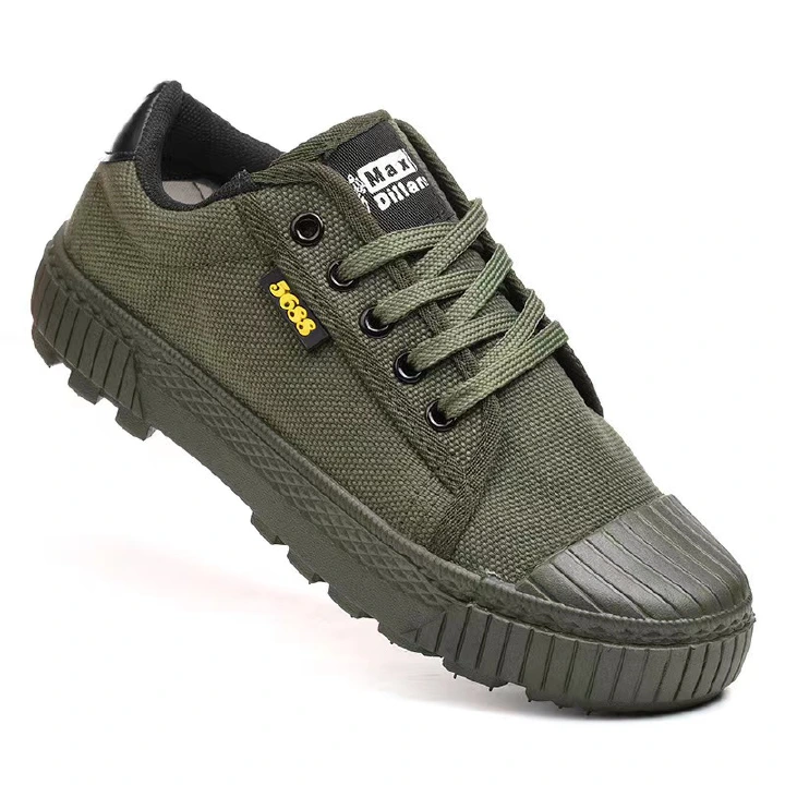 5688 New Labor Shoes Men's Low Top Outdoor Work Shoes Non slip Lightweight Canvas Sports Shoes Outdoor Hiking Shoes Tourism Shoes Climbing Shoes.