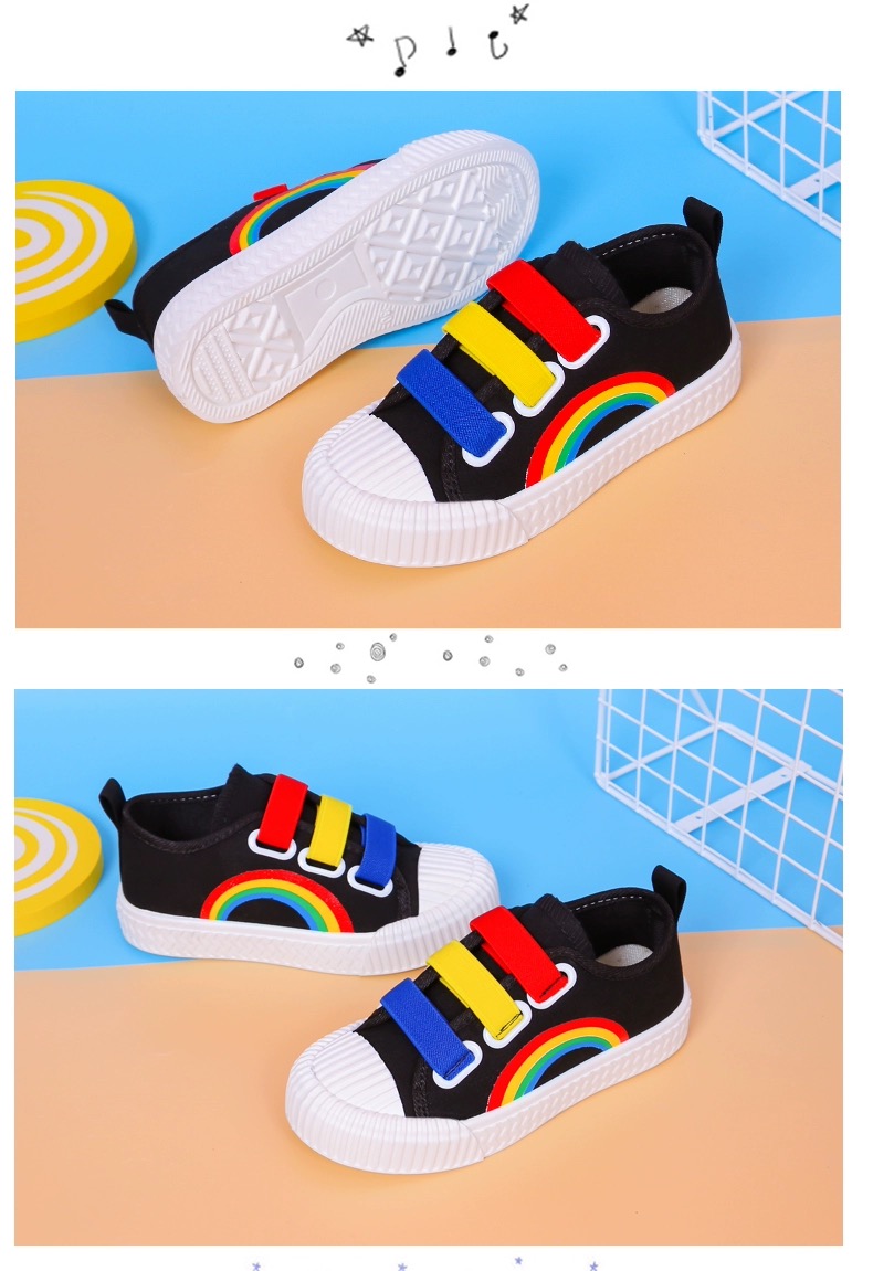 Boys Shoes Casual Shoes Athletic Boy Boots  Kids canvas Rainbow shoes comfortable soft casual shoes kids sneakers boots