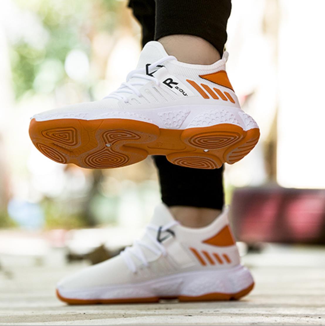 Sports shoes Fashion sneakers Men's Shoes casual Slip-ons  Running Football Boots Fabric Breathable shoes bargains R