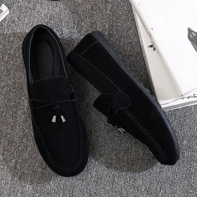 New arrivals Slip-Ons Men's Shoes Sports shoes Canvas shoes Loafers & Slip-Ons Sneakers  Gentleman leisure shoes -please buy a size larger