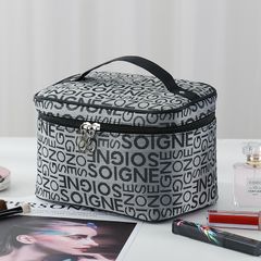 High-capacity Makeup Bags Cosmetic Waterproof Portable Storage Bag Travel bag handbags Cosmetic bag Gray