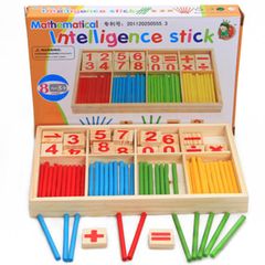 New arrivals Children's Gift Baby Kids Learning & Education Enlightenment mathematics Counting sticks Toys kindergarten primary school Teaching equipment Math operation, graphic co As picture one size