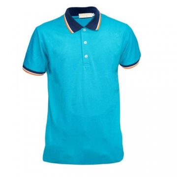 Skyblue Polo Tshirt blue l