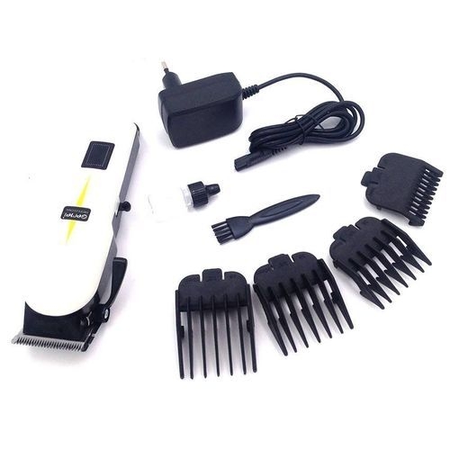 Professional Electric Hair Clipper Hair Shaver - White &amp; Black