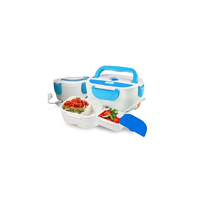 Electric Lunch Box - White &amp; Blue