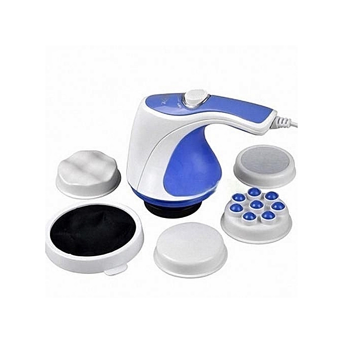 Relax &amp; Spin Tone Slimming Toning &amp; Relaxing Body Massager - White And Blue