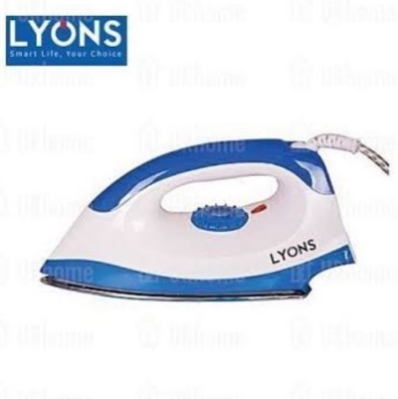 Lyons Dry Iron Box - HD198A - White &amp; Blue