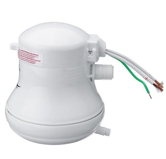 Instant shower heater for fresh water