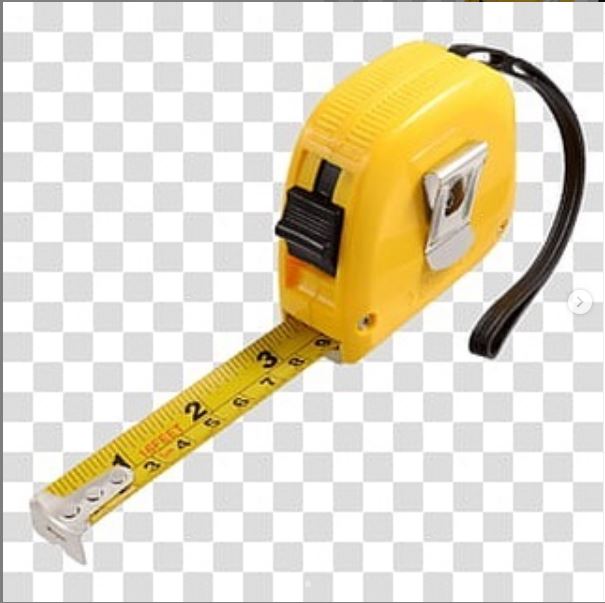 Measuring tape measure feet