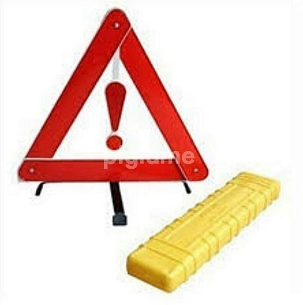 Warning triangle hazard..foldable